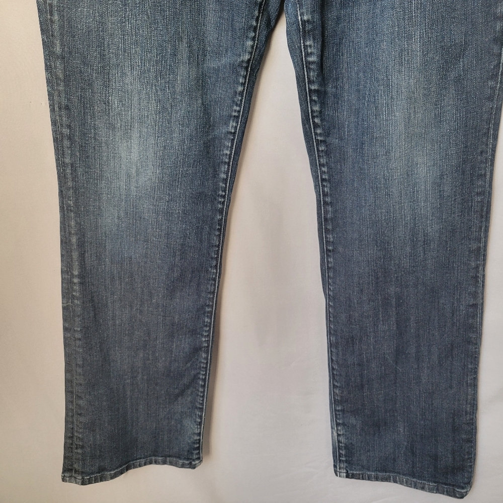 Seven 7 Women's Straight Leg Denim Jeans Dark Wash 12 - Picture 6 of 16